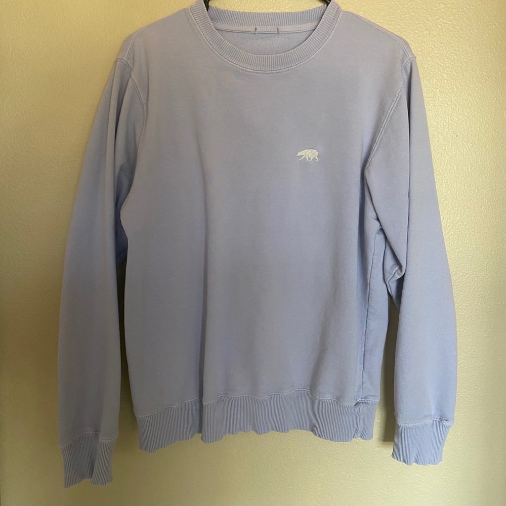 Baby blue crew neck